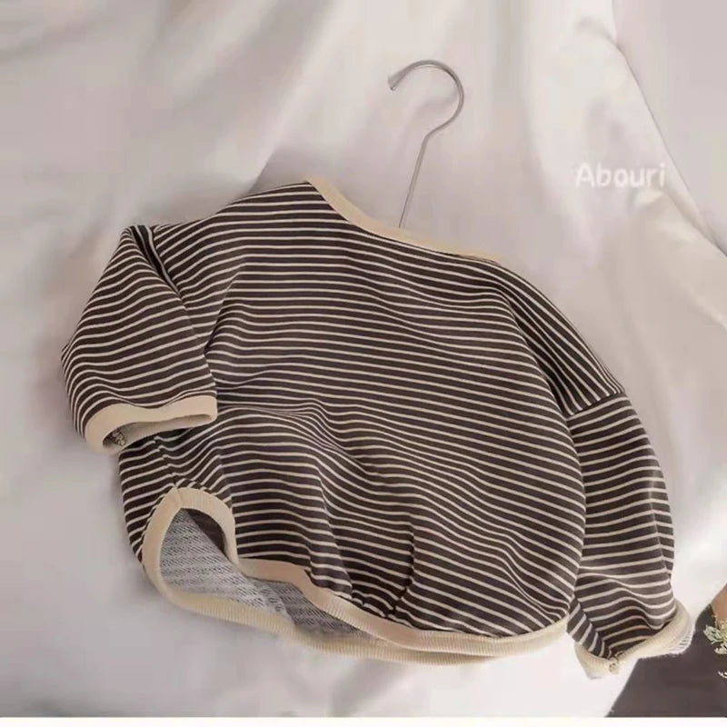 Kids Cotton Sweatshirt Long Sleeve Boys Girls 1-6Y