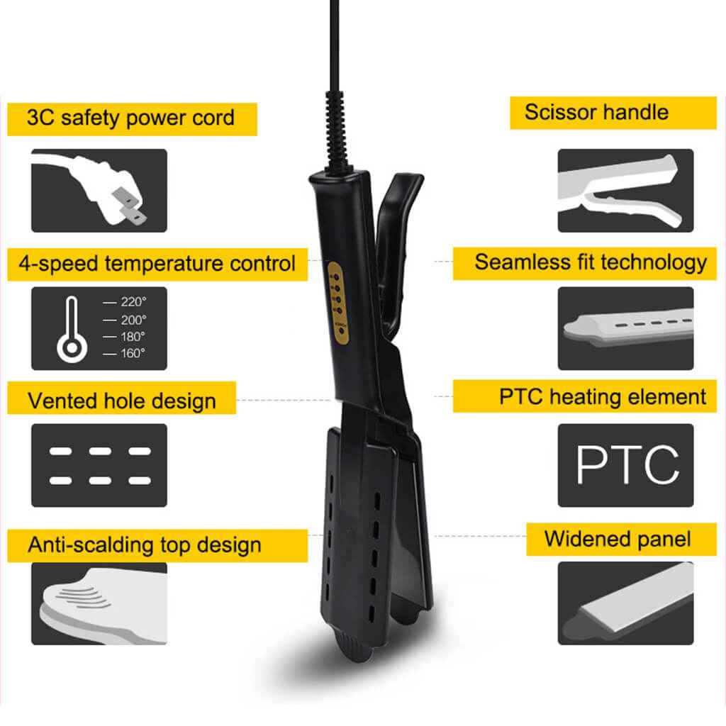 Hair Straightener With Four Heat Settings | Professional Flat Iron
