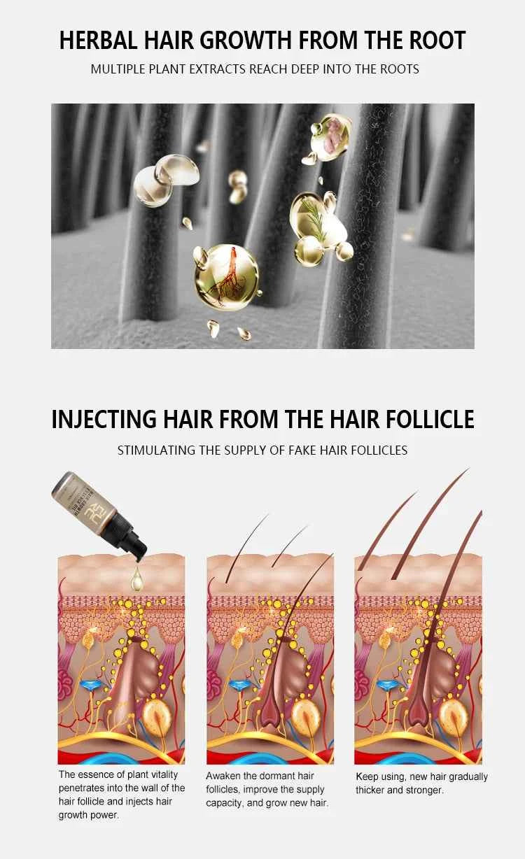PURC Hair Oil Scalp Treatments Prevent Hair Loss Thinning Hair Growth Products Hair Care