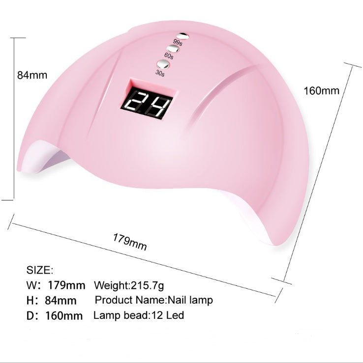 Intelligent Induction Nail Dryer Lamp | Smart Sensor Nail Gel Polish Lamp