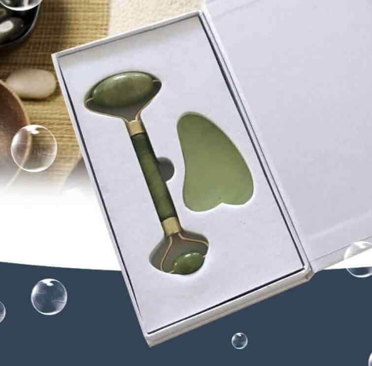 Jade Roller Facial Massage Tool | Relaxing Face Massage