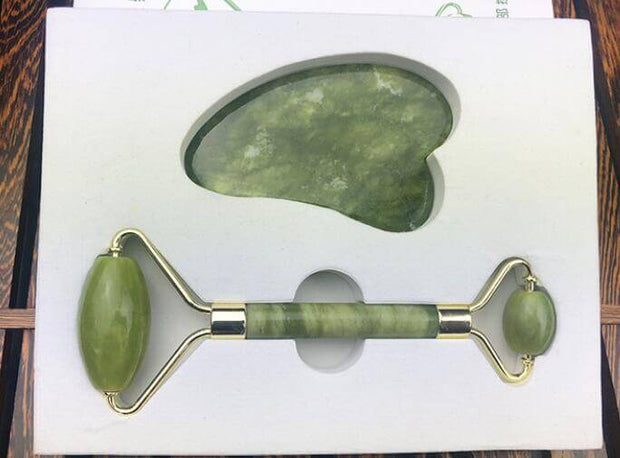 Jade Roller Facial Massage Tool | Relaxing Face Massage