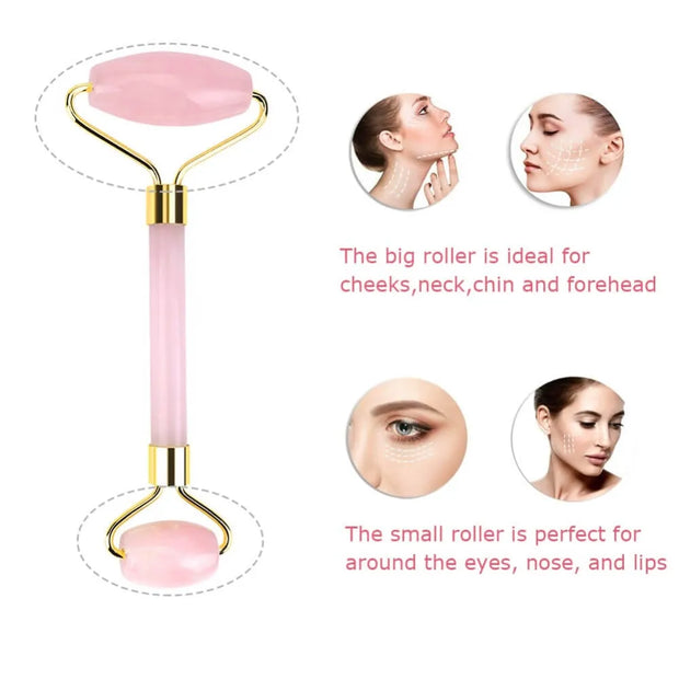 Jade Roller Facial Massage Tool | Relaxing Face Massage