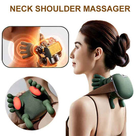 Kneading Neck And Shoulder Massager | Neck Massage Shawl With Heat