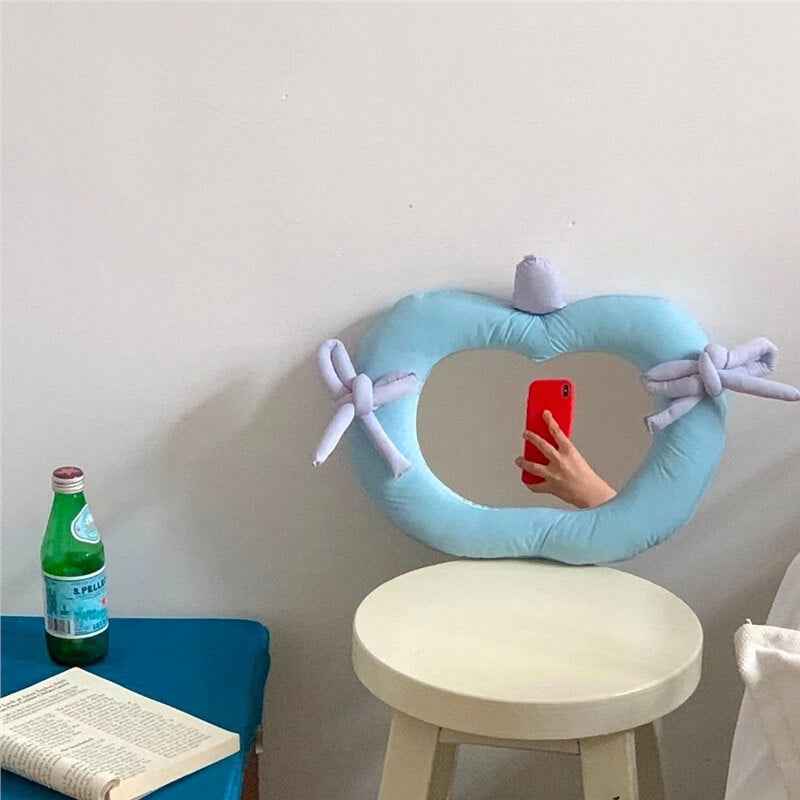 Korean Home Decoration Mirror | Korean Pillow Wall Mirror