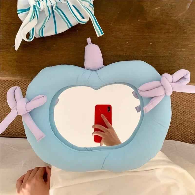 Korean Home Decoration Mirror | Korean Pillow Wall Mirror