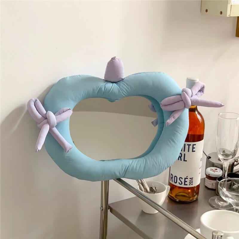 Korean Home Decoration Mirror | Korean Pillow Wall Mirror