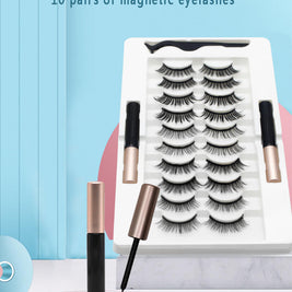 Magnetic Eyelashes With Liquid Eyeliner | Magnetic Eyelashes Kit