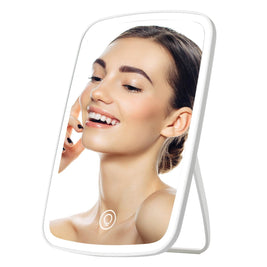 Makeup Mirror With 3 Light Colors | Rechargeable LED Makeup Mirror