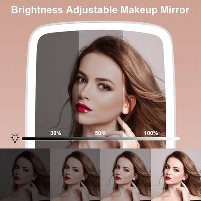Makeup Mirror With 3 Light Colors | Rechargeable LED Makeup Mirror