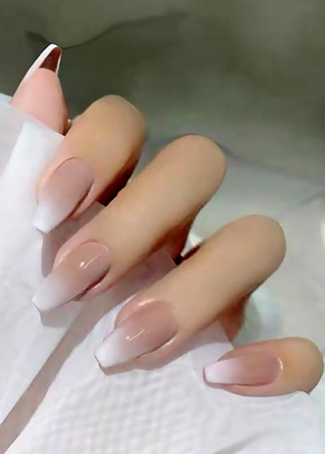 Matte Frosted Almond Nails | Frosted Almond Press On Nails