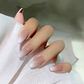 Matte Frosted Almond Nails | Frosted Almond Press On Nails