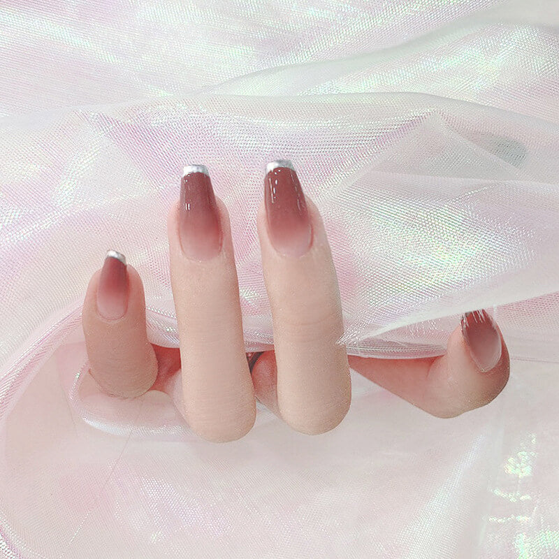 Matte Frosted Almond Nails | Frosted Almond Press On Nails