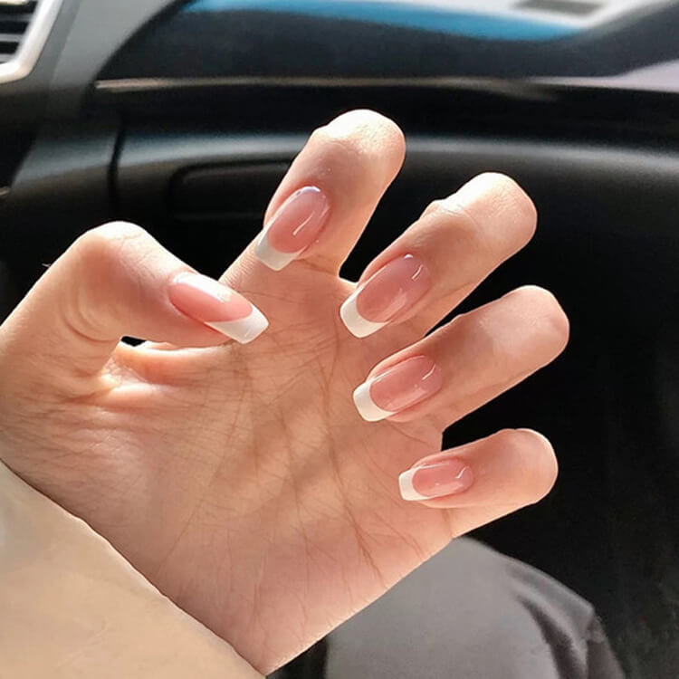 Matte Frosted Almond Nails | Frosted Almond Press On Nails