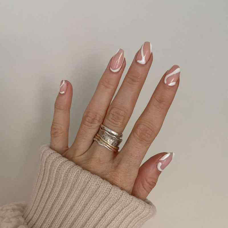 Matte Frosted Almond Nails | Frosted Almond Press On Nails