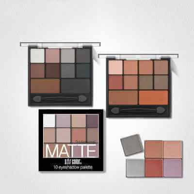 Matte Shimmer Nude Eyeshadow Palette | Pumpkin Smoky Eyeshadow Palette