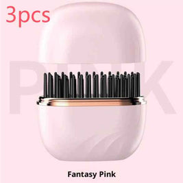 Mini Cordless Hair Straightener Brush | Wireless Hair Straightener