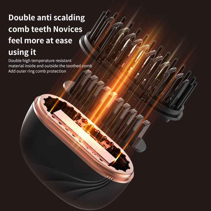 Mini Cordless Hair Straightener Brush | Wireless Hair Straightener