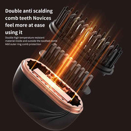 Mini Cordless Hair Straightener Brush | Wireless Hair Straightener