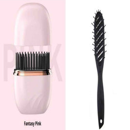Mini Cordless Hair Straightener Brush | Wireless Hair Straightener