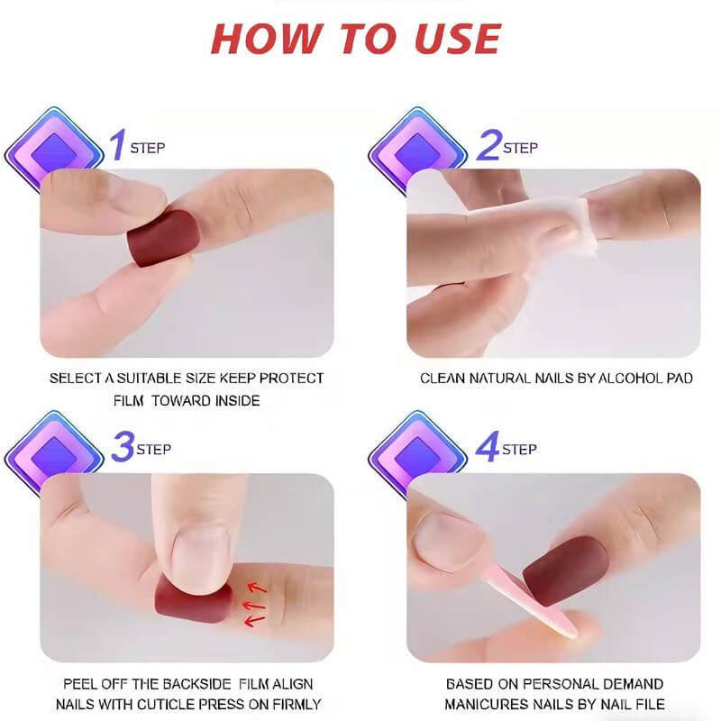 Minimalist French Tip Press On Nails | Oval French Tip Press On Nails
