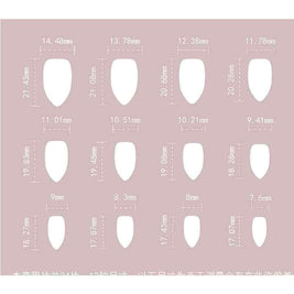 Minimalist French Tip Press On Nails | Oval French Tip Press On Nails
