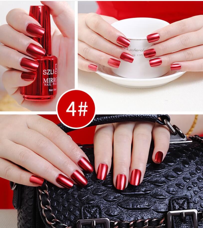 Mirror Silver Nail Polish | High Shine Silver Nail Polish