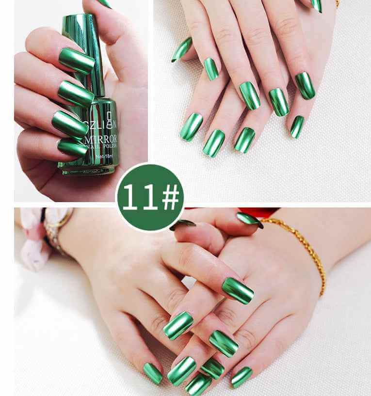 Mirror Silver Nail Polish | High Shine Silver Nail Polish