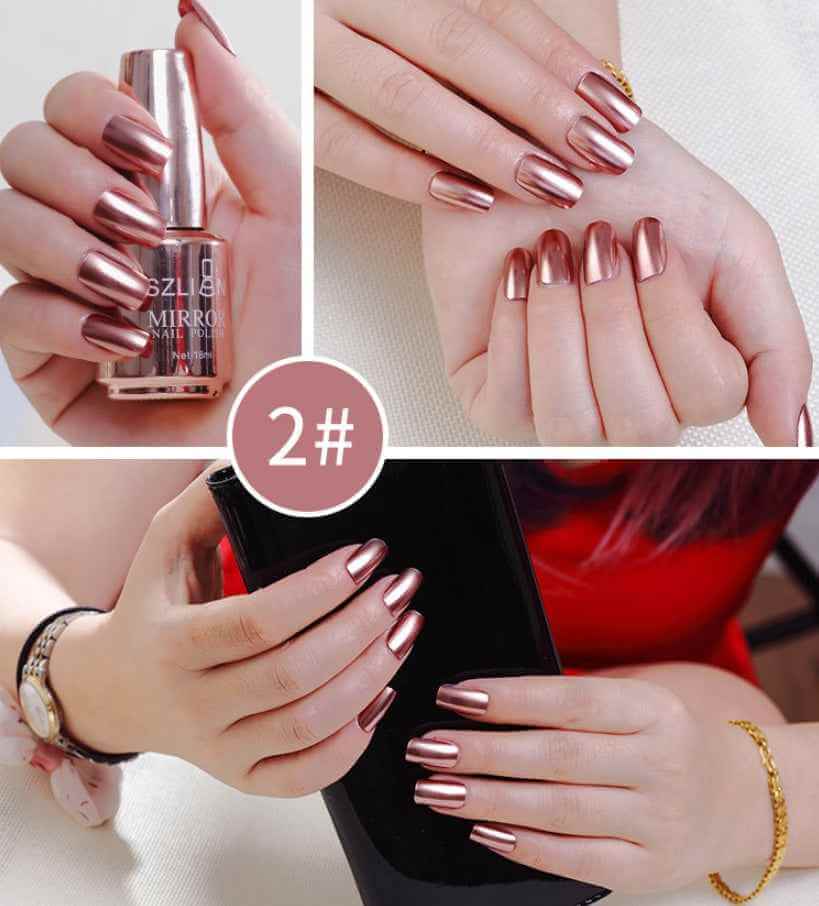 Mirror Silver Nail Polish | High Shine Silver Nail Polish