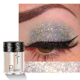 Monochrome Glitter Eyeshadow For Party Makeup | Mermaid Eyeshadow