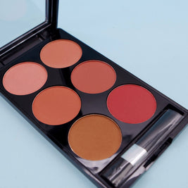 Multi Color Blush Makeup Palette | Six Shade Face Blush Palette