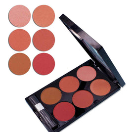 Multi Color Blush Makeup Palette | Six Shade Face Blush Palette