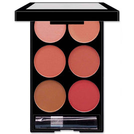 Multi Color Blush Makeup Palette | Six Shade Face Blush Palette