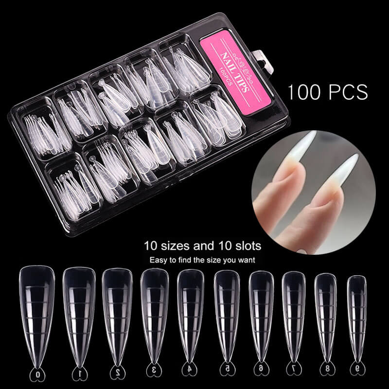 Nail Extension Sheets 100 Pcs | Clear Nail Extension Tips