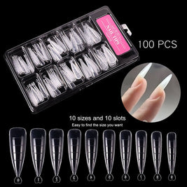 Nail Extension Sheets 100 Pcs | Clear Nail Extension Tips