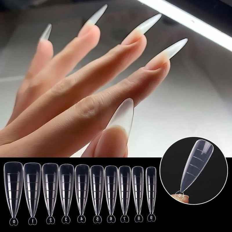 Nail Extension Sheets 100 Pcs | Clear Nail Extension Tips