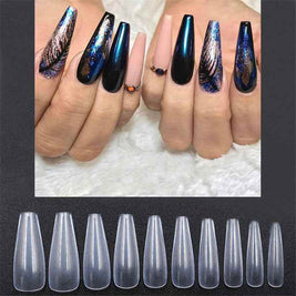 Natural Transparent Fake Nails | 500pcs Ballet Fake Nails