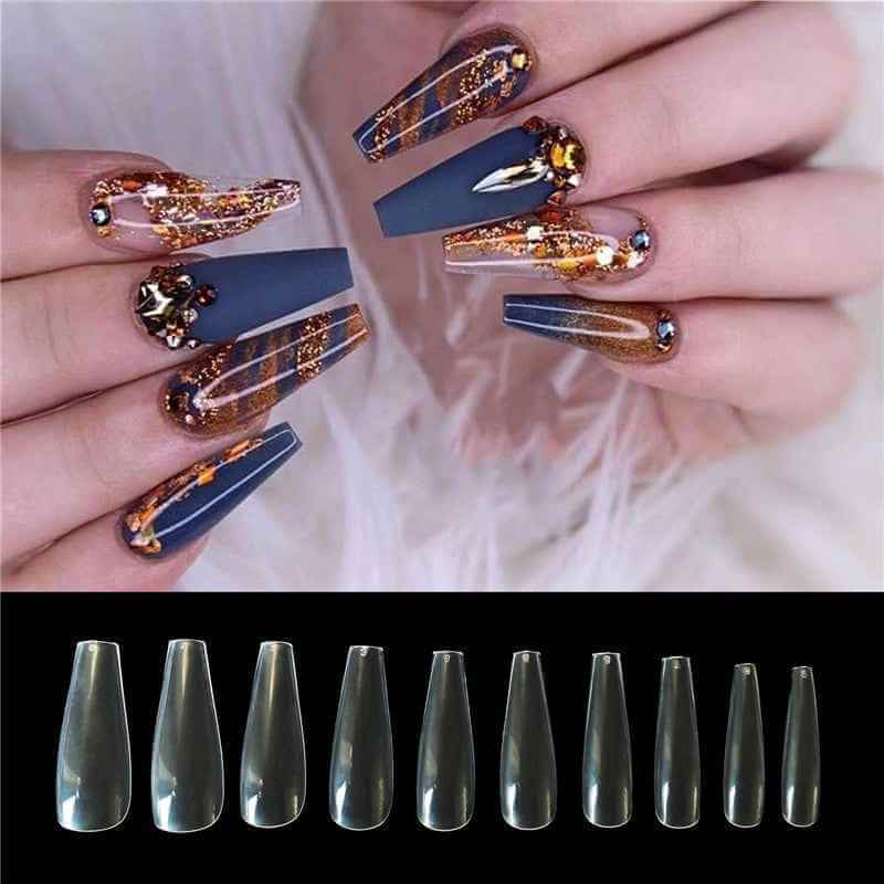Natural Transparent Fake Nails | 500pcs Ballet Fake Nails
