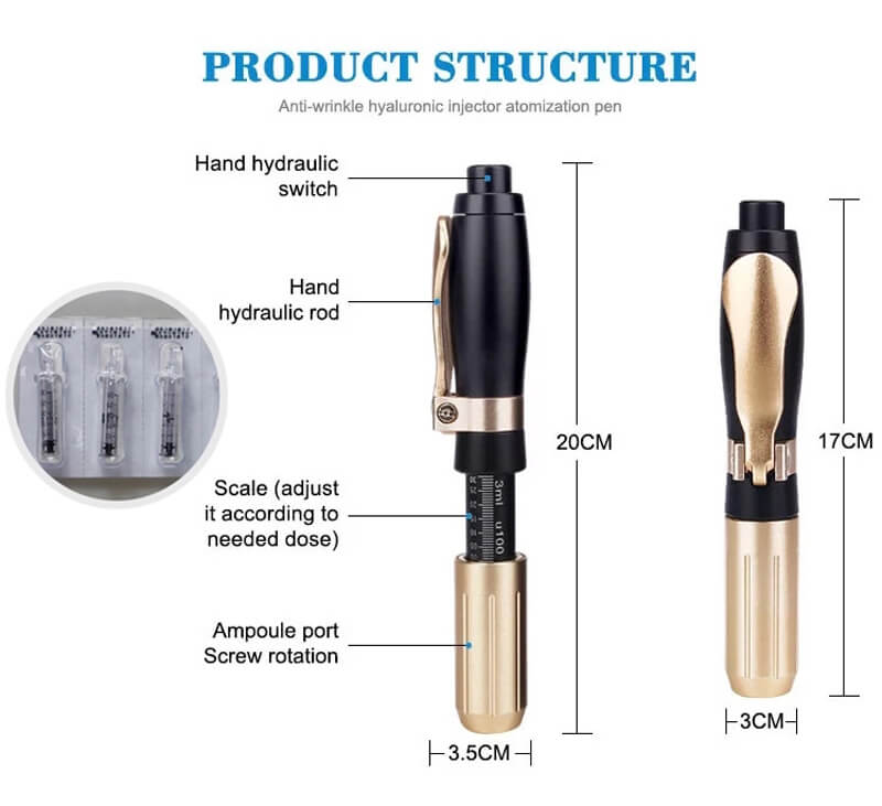 Nebulizer Wrinkle-Free Needle Syringe | Non-Surgical Nose Filler Device
