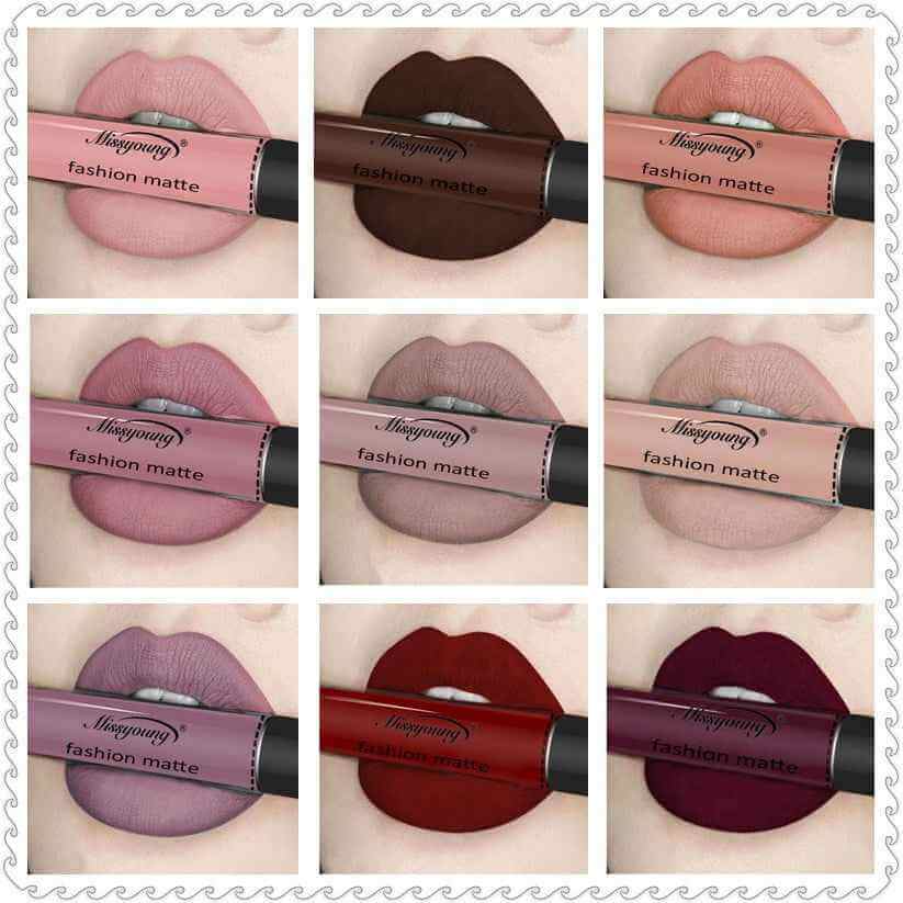 Non Stick Cup Matte Liquid Lipstick | Long Lasting Lip Gloss Lipstick