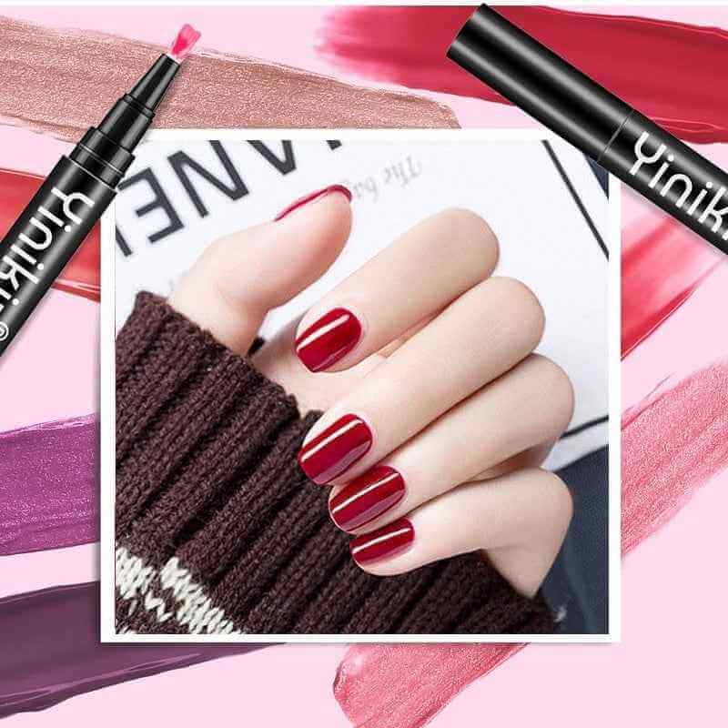 One Step Nail Polish Gel | New Long Lasting Nail Polish With Pen
