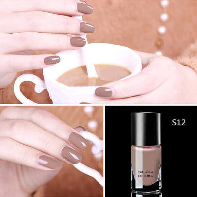 Ouyafei Nail Gel Colors With Sequins | Long Lasting Tearable Nail Polish