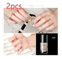Ouyafei Nail Gel Colors With Sequins | Long Lasting Tearable Nail Polish