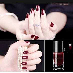 Ouyafei Nail Gel Colors With Sequins | Long Lasting Tearable Nail Polish