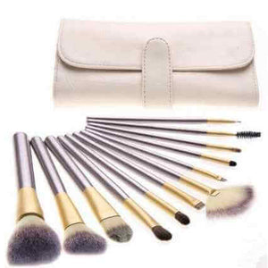 Persian Makeup Brush Set | White And Champagne Makeup Brushes