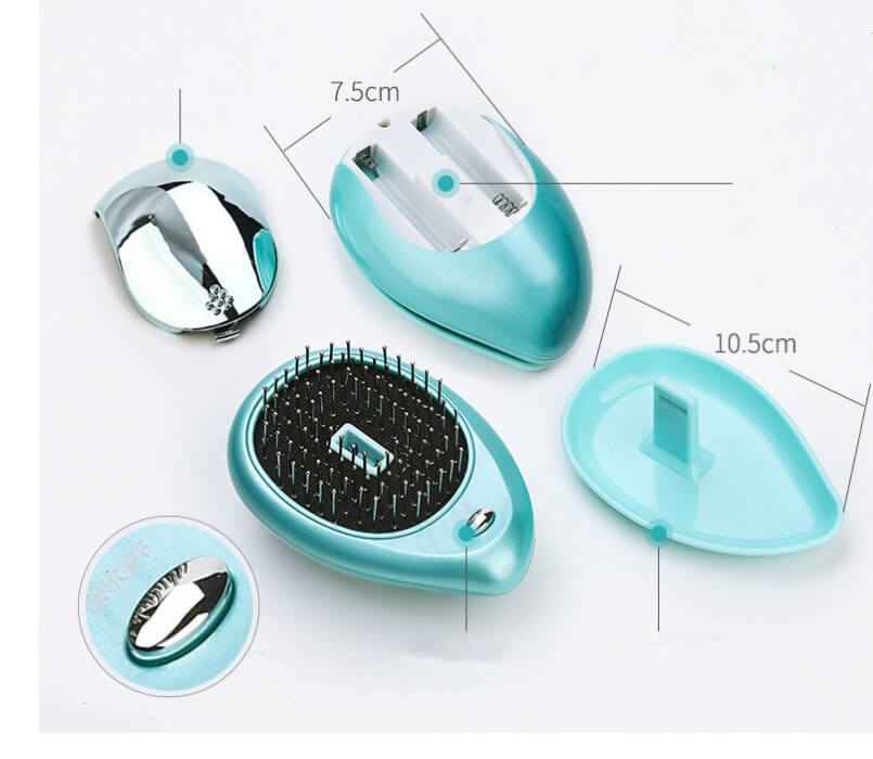 Portable Electric Scalp Massage Comb | Negative Ion Electric Hair Comb