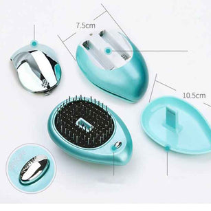 Portable Electric Scalp Massage Comb | Negative Ion Electric Hair Comb