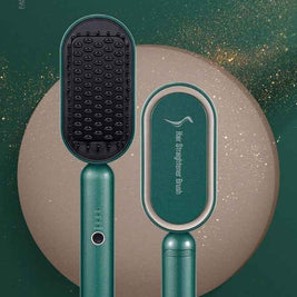 Portable Hair Straightener Brush | Easy Hair Straightening Tool