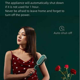 Portable Hair Straightener Brush | Easy Hair Straightening Tool