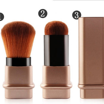 Portable Single Makeup Brush | Makeup Brush With Protective Cap